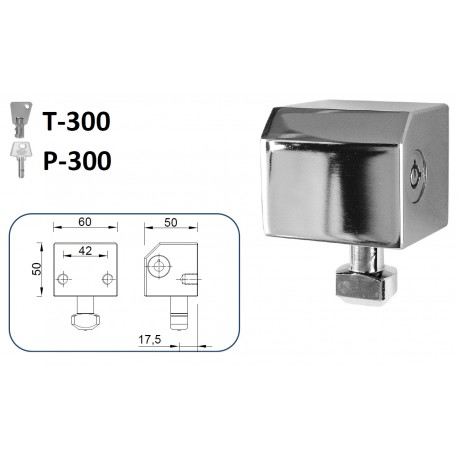 CIERRE LYF T-300 / P-300 PARA PUERTA METÁLICA ENROLLABLE