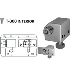 CIERRE LYF T-300 INTERIOR PARA PUERTA METÁLICA ENROLLABLE