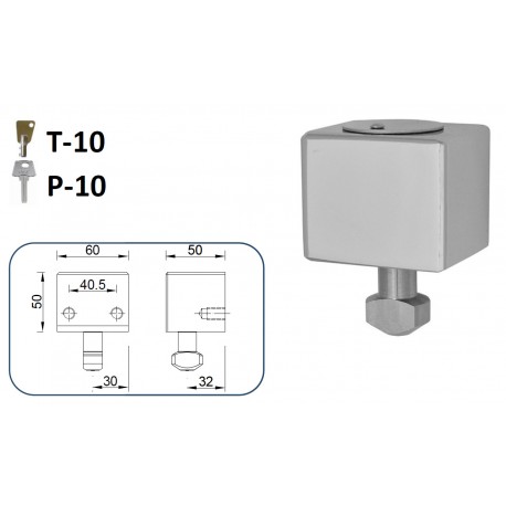 CIERRE LYF T-10 / P-10 PARA PUERTA METÁLICA ENROLLABLE