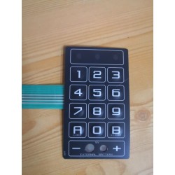 MEMBRANA TECLADO NEGRO IZQUIERDAS / RECAMBIO PARA CAJA FUERTE ARFE