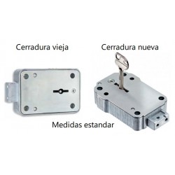 CERRADURA DE LLAVE PARA CAJAS FUERTES ARFE SERIE 7500 DE GORJAS DE DOBLE PALA / PALETON