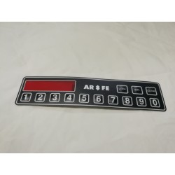 MEMBRANA TECLADO SERIE 2750 / RECAMBIO PARA CAJA FUERTE ARFE