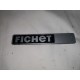 FICHET PLACA CAJA FUERTE