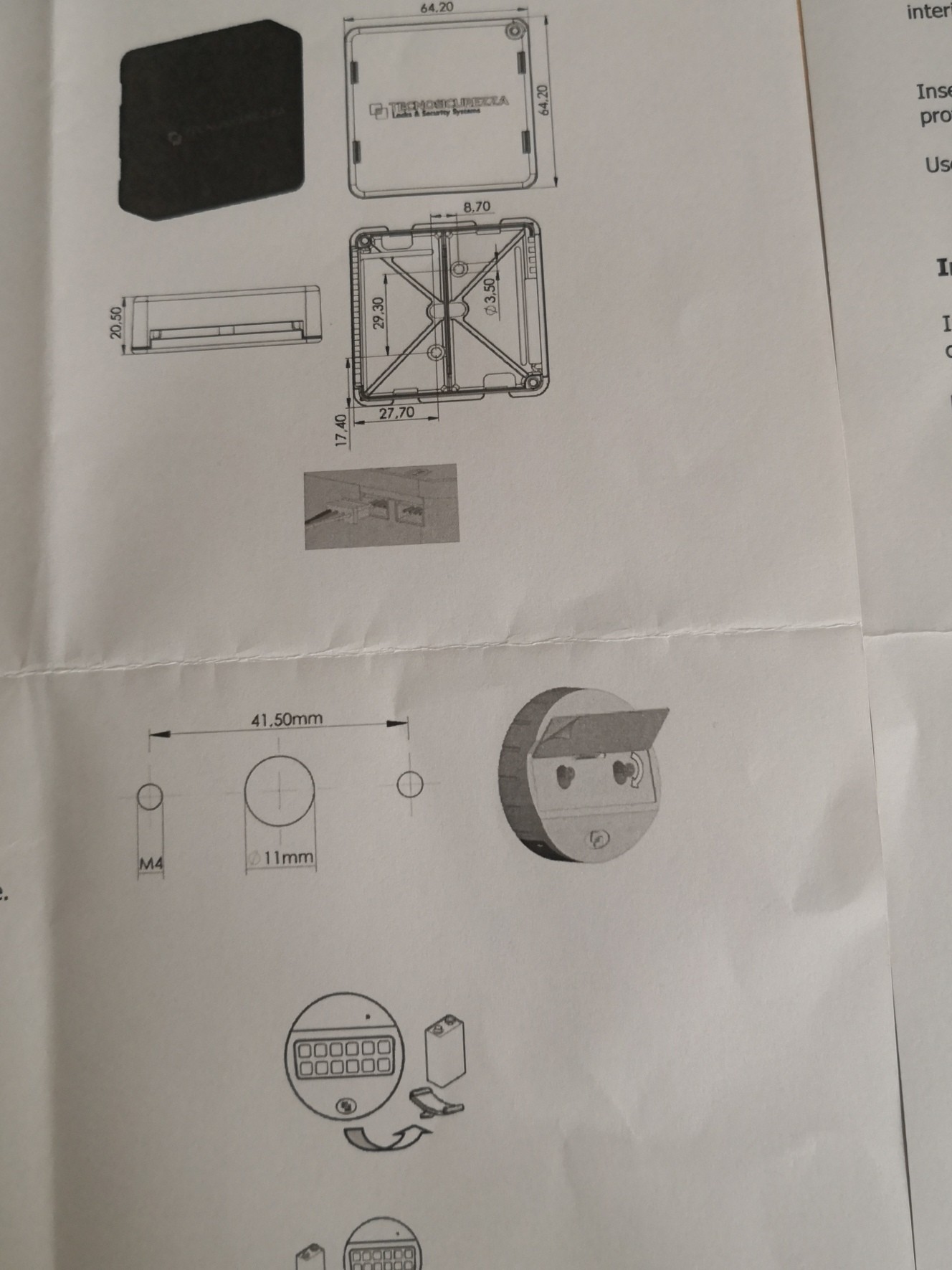 Instalacion cerradura electronica pulse, en cajas fuertes
