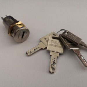 Cerraduras de llave P&C Industrias conmutadas. Llave de puntos pitones plana Q50010 (serie Q500) de seguridad