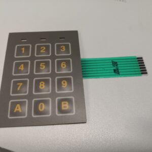 MEMBRANA TECLADO CAJAS BTV SIN ALIMENTACION