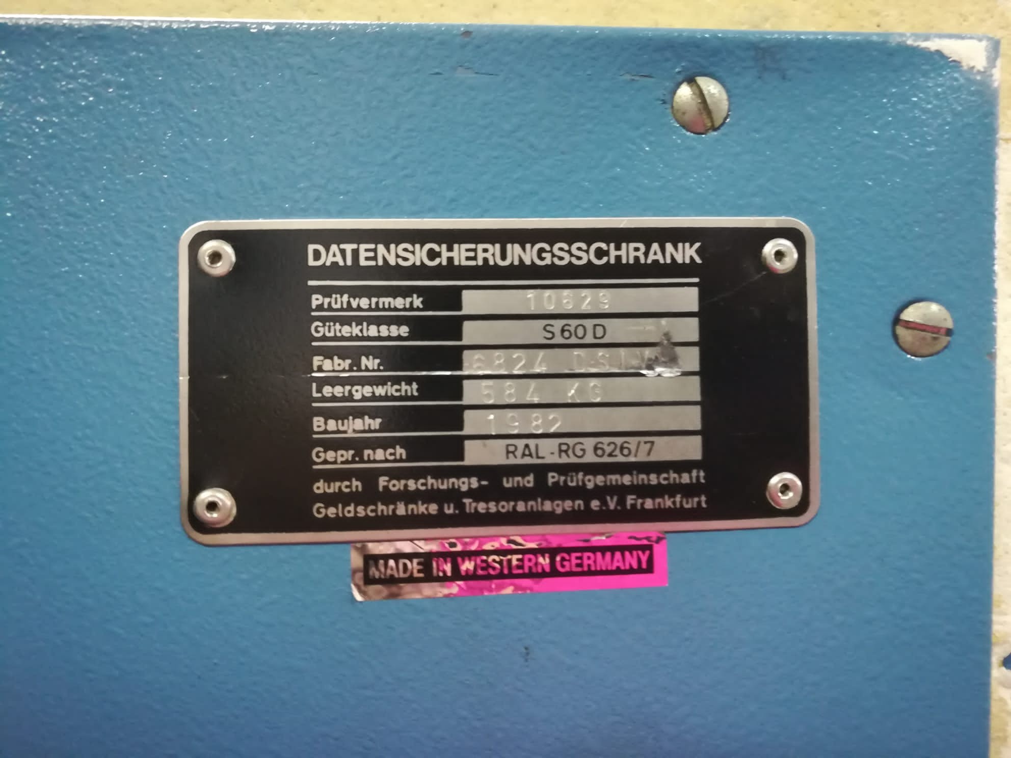 ARMARIO LAMPERZ IGNIFUGO