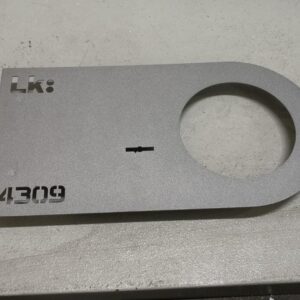 CARATULA  METALICA CAJA FUERTE ARFE 12