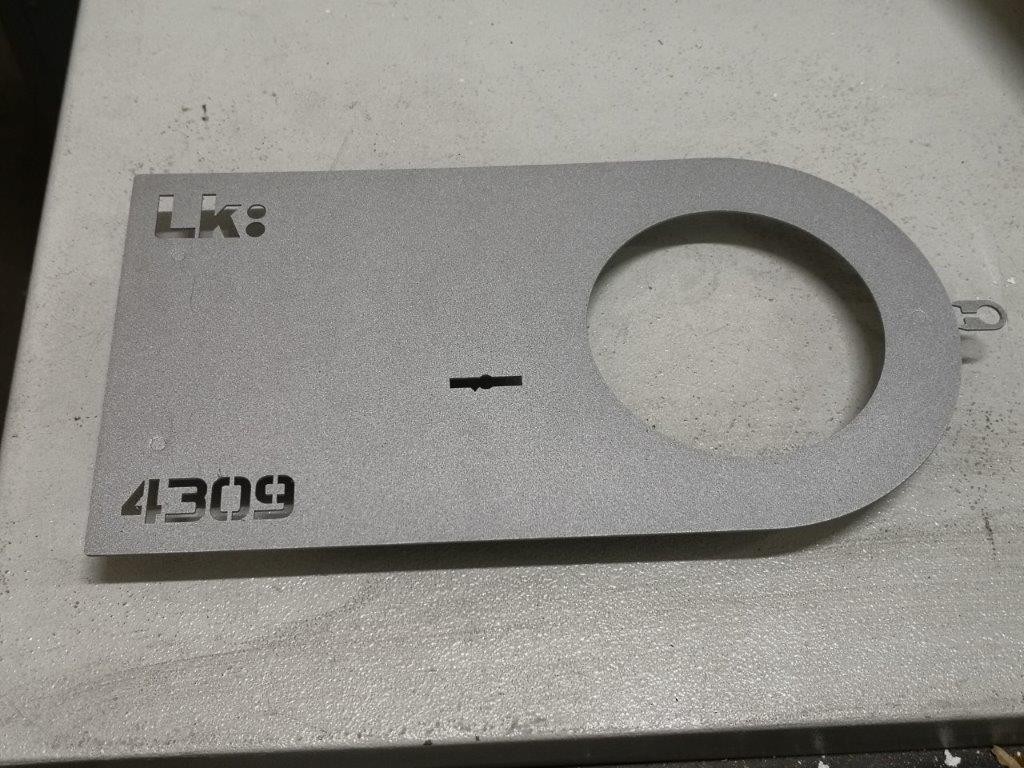 CARATULA METALICA CAJA FUERTE ARFE 12