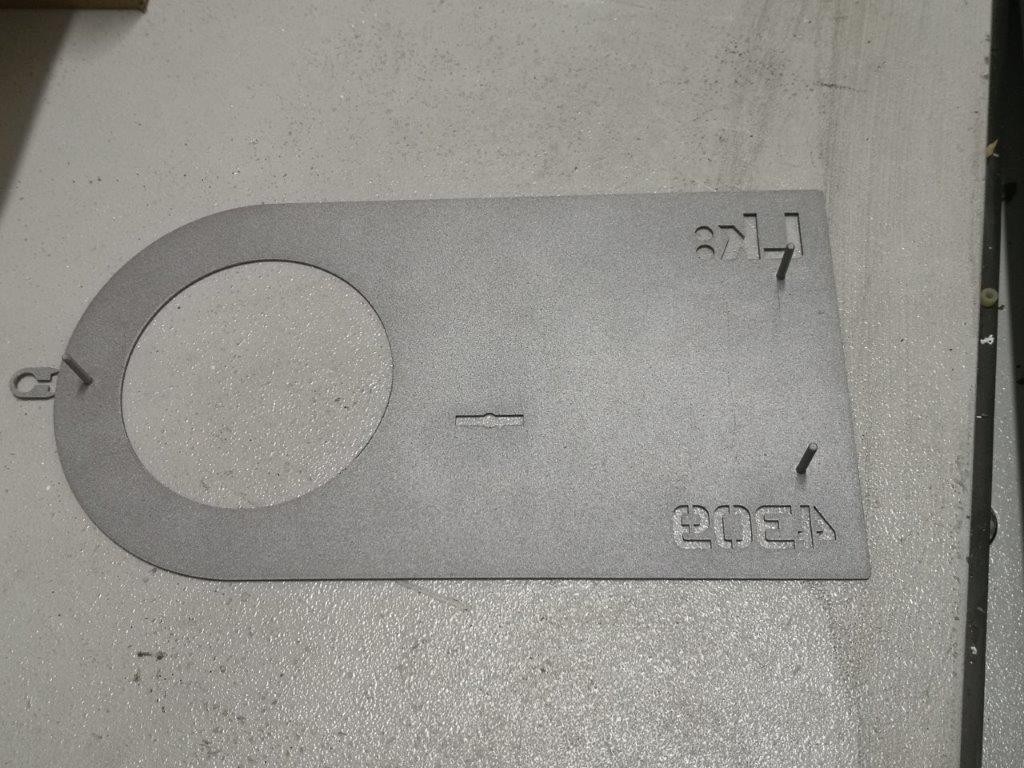 CARATULA METALICA CAJA FUERTE ARFE 12