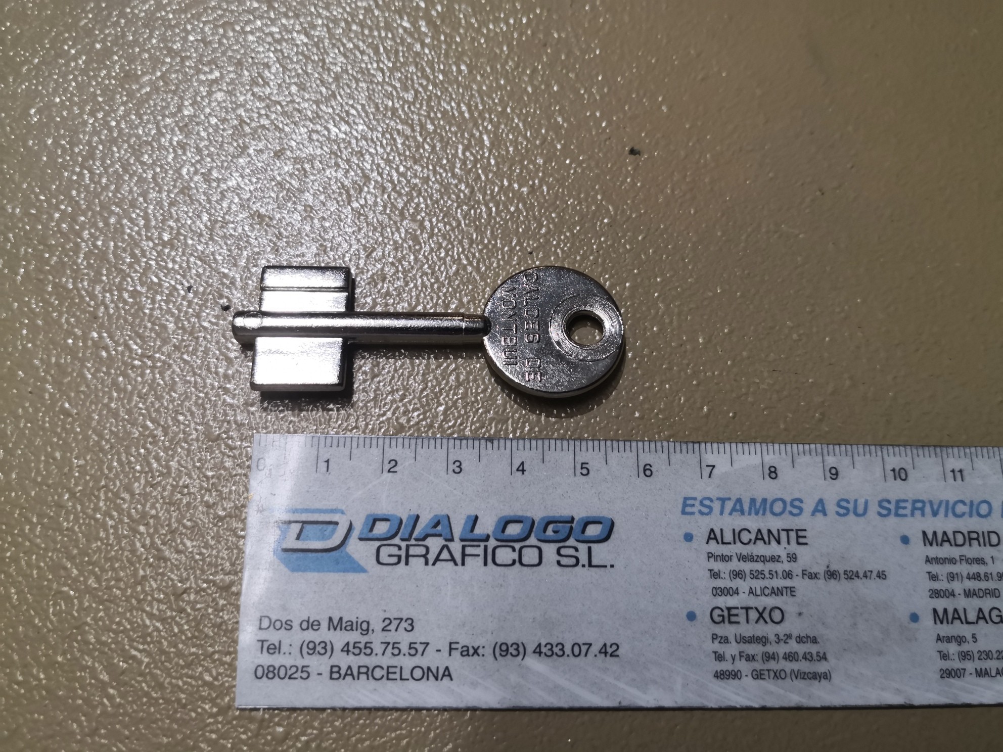 LLAVES EN BRUTO CERRADURAS HEYACSA CORTA