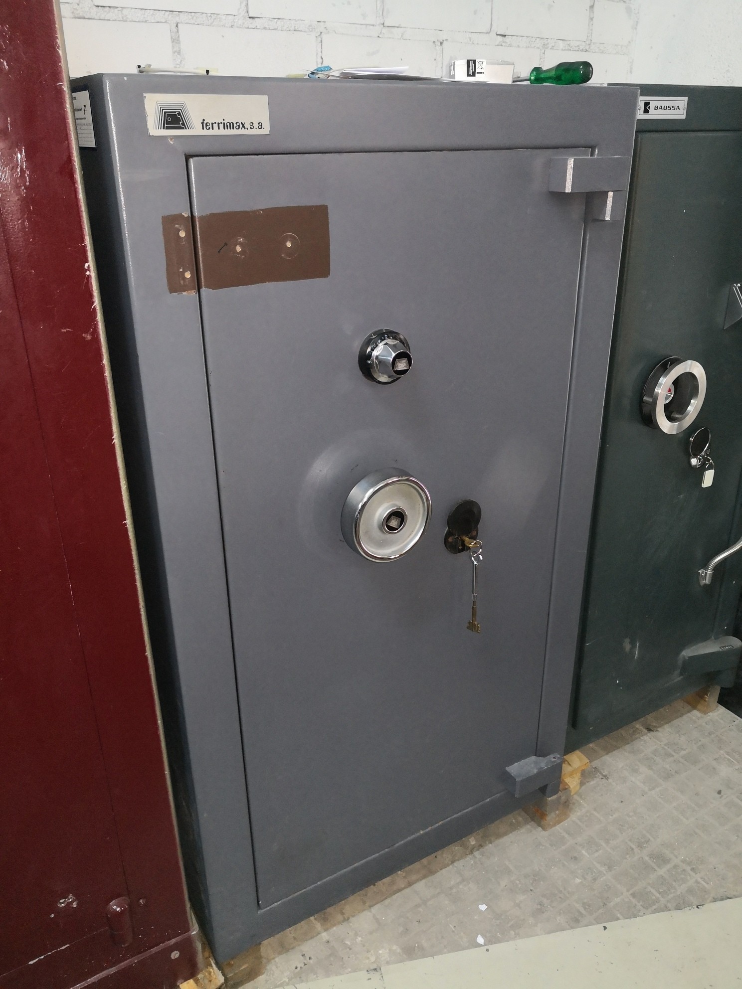 CAJA FUERTE FICHET 165 ACORAZADA DE SEGUNDA MANO / OCASION