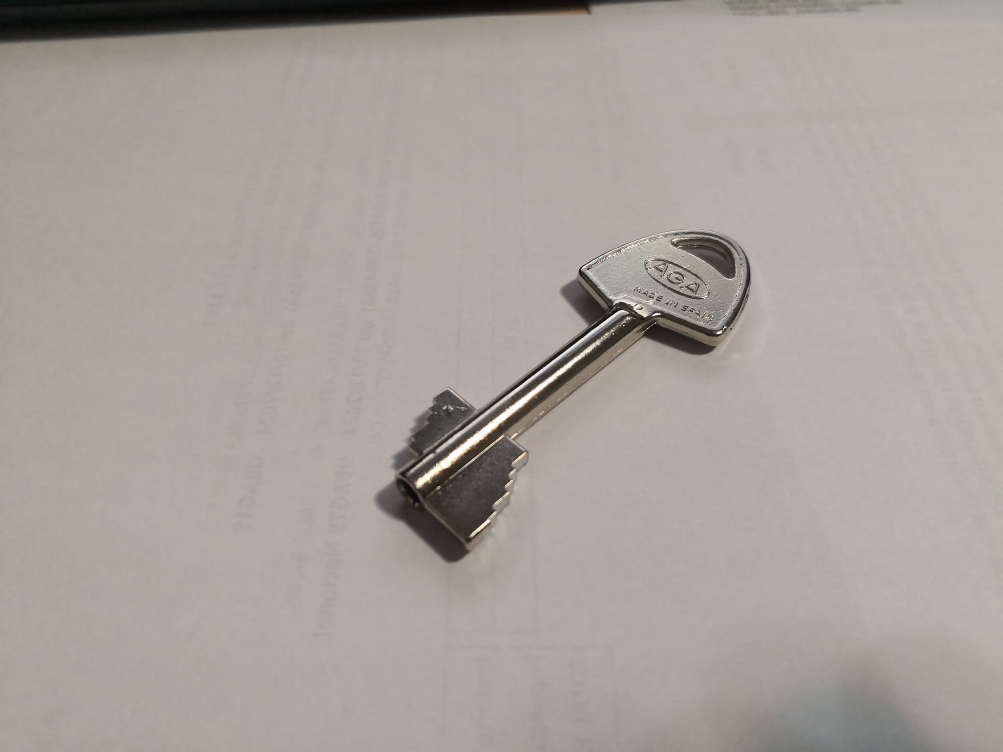 COPIA 1 LLAVE APERTURA CAJA FUERTE ARREGUI