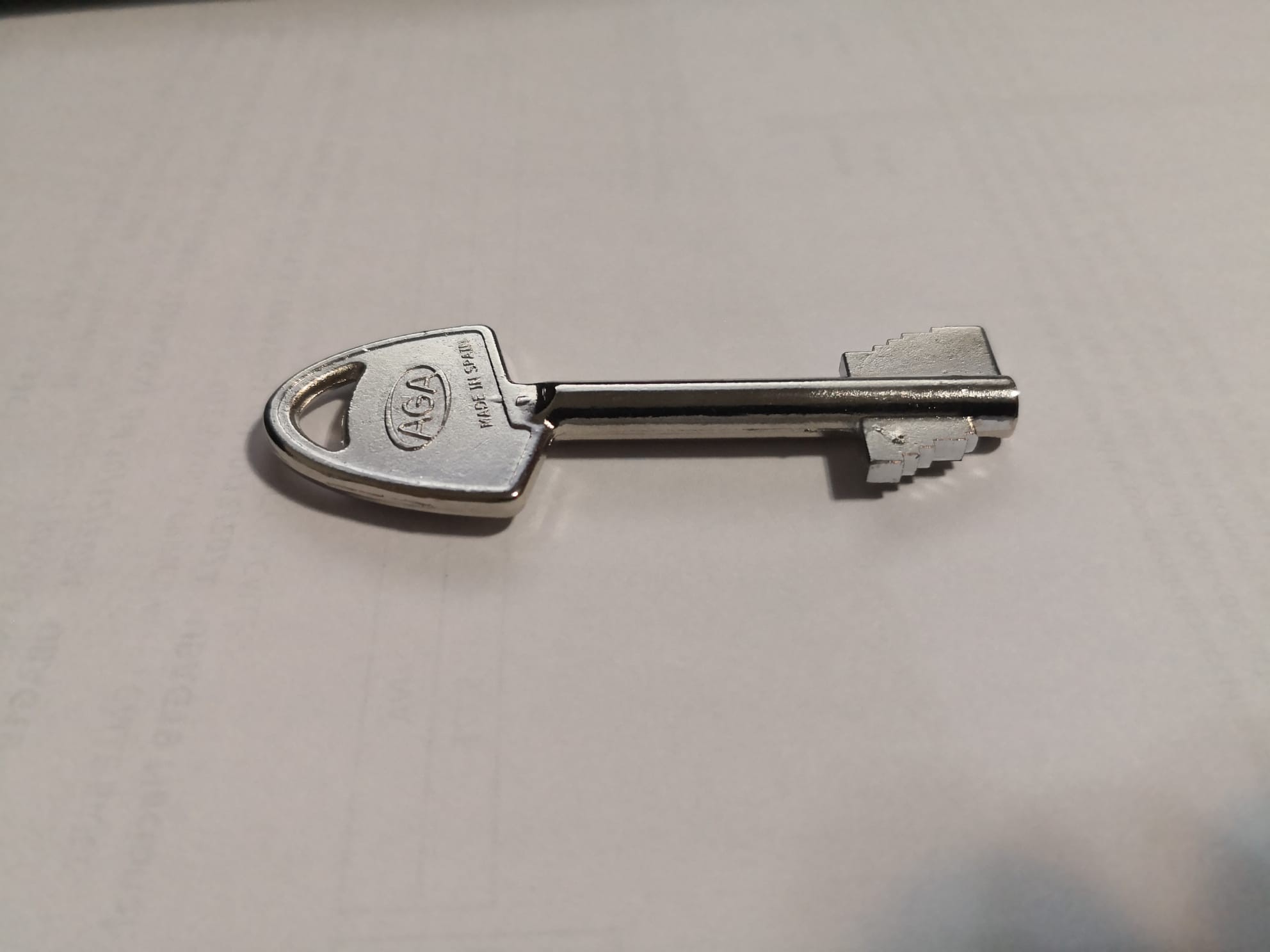 COPIA 1 LLAVE APERTURA CAJA FUERTE ARREGUI