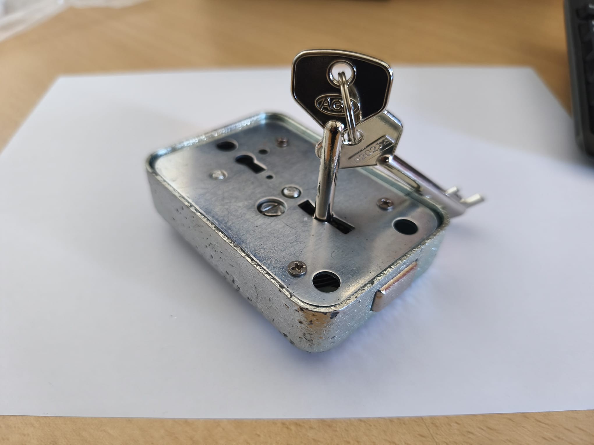 CERRADURA ARFE DE GORJAS AGA 1002 DOBLE PALA