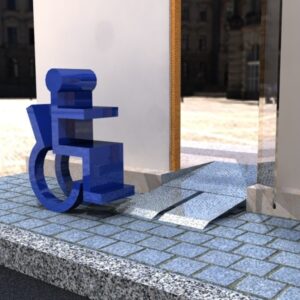 RAMPA PMR SALVA ESCALONES PARA LOCALES MOTORIZADA