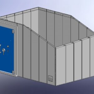 HABITACION DE SEGURIDAD / DEL PANICO CON PUERTAS Y PANELES REFORZADOS ACORAZADOS