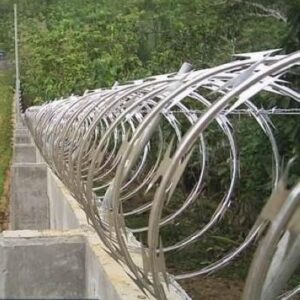 ROLLO CONCERTINA CUCHILLAS DE 65MM ACERO GALVANIZADO O INOXIDABLE AISI 430