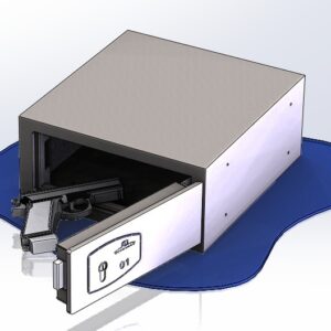 CAJA ARMERO CAV PARA VEHICULO ARMAS CORTAS