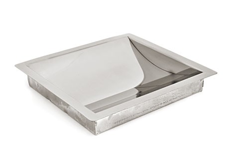 PASAMONEDAS Nº6 PARA EMPOTRAR ACERO INOXIDABLE