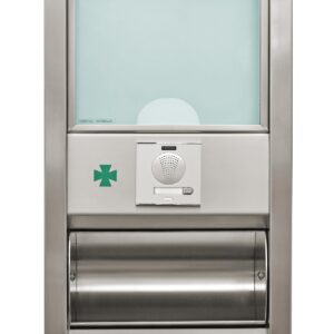 DISPENSADOR NOCTURNO Nº35 CON INTERFONO Y VISOR DE CRISTAL BLINDADO