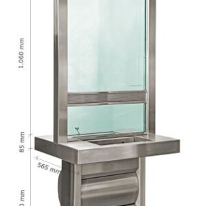 VENTANILLA Nº 42 DISPENSADORA DE PRODUCTOS CON CRISTALPASAVOCES MOSTRADOR