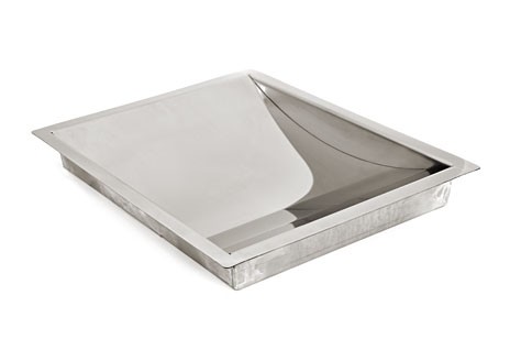 PASAMONEDAS Nº15 PARA EMPOTRAR ACERO INOXIDABLE