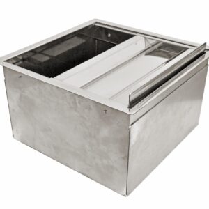 PASAPAQUETES Y MONEDAS Nº22 CAJON DESLIZANTE ACERO INOXIDABLE