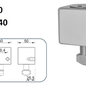 CIERRE LYF D-40 / PD-40  PARA PUERTA METÁLICA ENROLLABLE