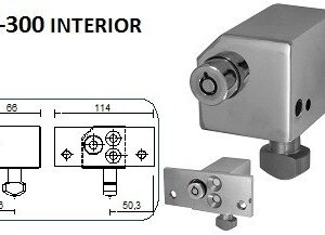 CIERRE LYF T-300 INTERIOR PARA PUERTA METÁLICA ENROLLABLE