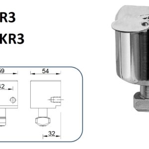 CIERRE LYF D-KR3 / PD-KR3 PARA PUERTA METÁLICA ENROLLABLE