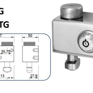 CIERRE LYF D-TG / PD-TG PARA PUERTA METÁLICA ENROLLABLE