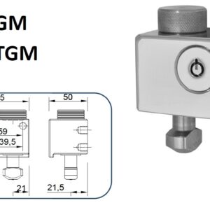 CIERRE LYF D-TGM / PD-TGM PARA PUERTA METÁLICA ENROLLABLE