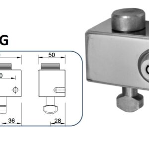 CIERRE LYF D-G / PD-G PARA PUERTA METÁLICA ENROLLABLE