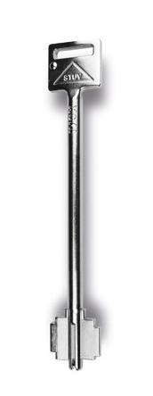LLAVE IVOX STUV PARA CERRADURA DE CAJA FUERTE