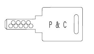 COPIA LLAVE PARA CAJA FUERTE W-BOX P&C INDUSTRIAS