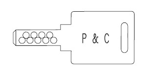 COPIA LLAVE PARA CAJA FUERTE W-BOX P&C INDUSTRIAS