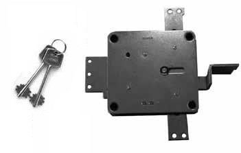 CERRADURA DE LLAVE GORJAS DOBLE PALA PARA CAJAS FUERTES SERIES 3304 ARFE 