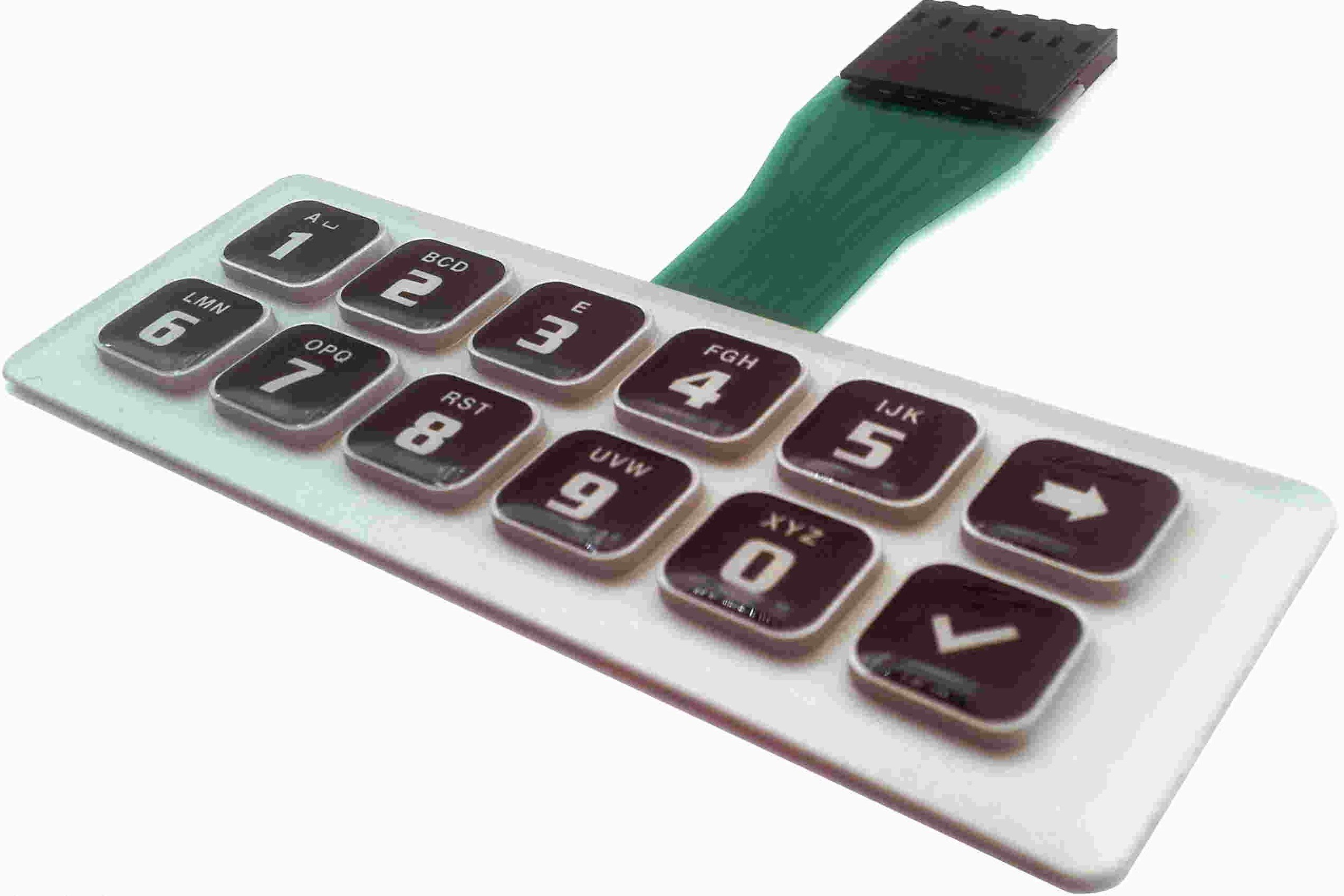 MEMBRANA TECLADOS TECNOSICUREZZA