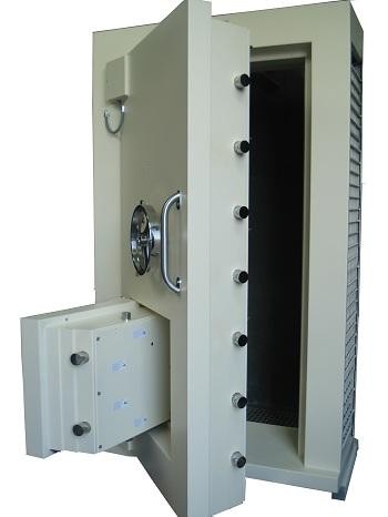 PUERTA ACORAZADA FERRIMAX PF-300 + T NIVEL VIII CON TRAMPON DE EMERGENCIA