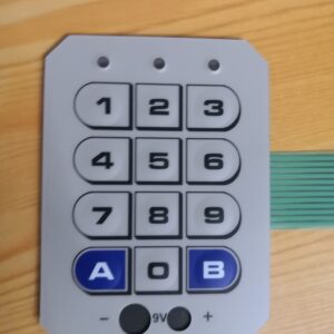 MEMBRANA TECLADO ANTIGUO SERIE 106 CON ALIMENTACIÓN ARFE