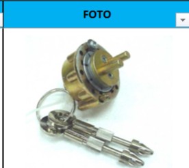 BOMBILLO M2B LLAVE DESMONTABLE FICHET