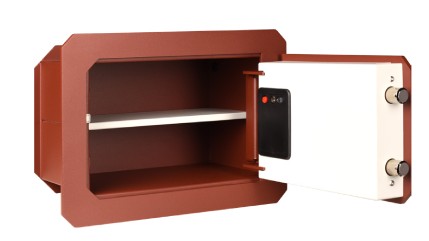 Detalle interior caja fuerte Olle 601E (electrónica) para empotrar