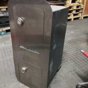 VALIJA ACERO INOXIDABLE SEGUNDA MANO 2 PUERTAS