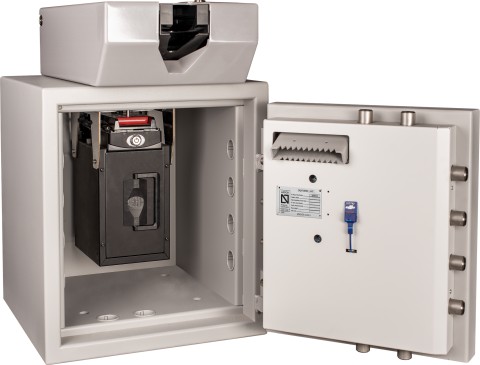 VALIDADOR / INGRESADOR OLLE CASHSAFE 2 ALTA SEGURIDAD 2 OLLE CASHSAFE 2 INGRESADOR VALIDADOR DE EFECTIVO DE BILLETES CON CAJA FUERTE GRADO CEN IV ATM ALTA SEGURIDAD