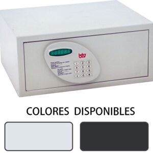 CAJA FUERTE BTV MIAMI COLORES GRIS CLARO O GRAFITO PARA HOTEL