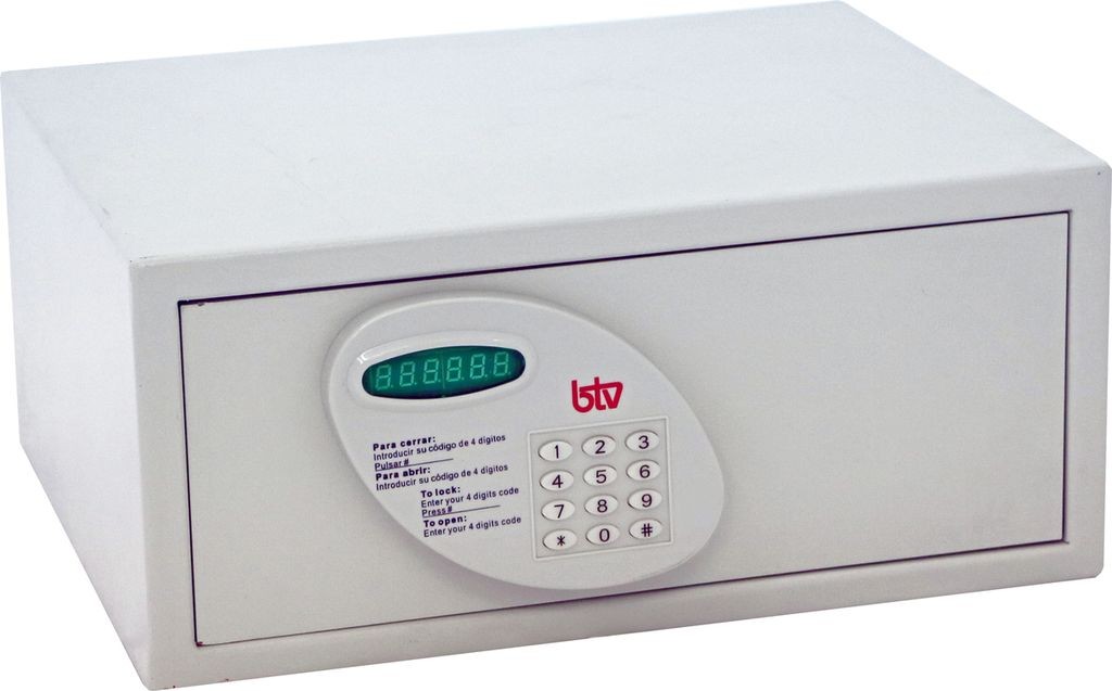 CAJA FUERTE MIAMI 15 GRIS CLARO PARA HOTEL BTV