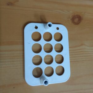 PROTECTOR TECLADO VERTICAL CON ENCAJES GTV GTR SSI RECAMBIO MEMBRANA CAJA FUERTE