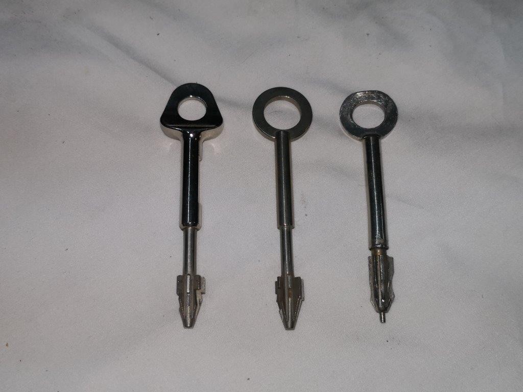 Copia de llave caja fuerte Fichet de 97mm 120mm M2B, M3B, MXB y Monopole