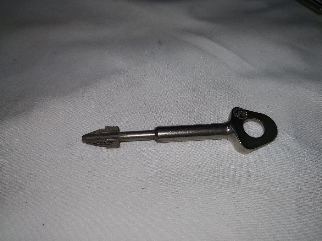 Copia de llave caja fuerte Fichet de 97mm 120mm M2B, M3B, MXB y Monopole